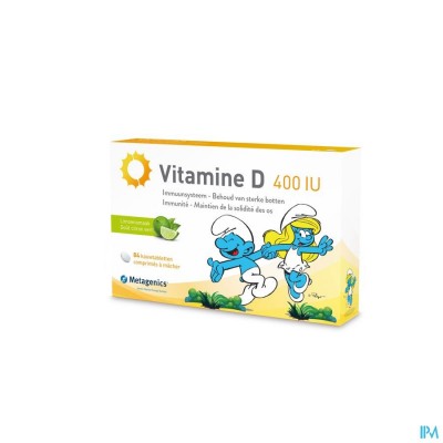 VITAMINE D 400IU METAGENICS SMURFEN COMP 84