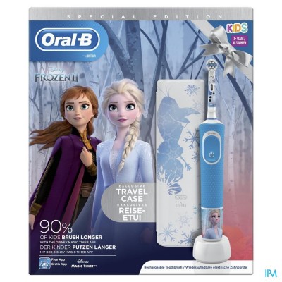 Oral B D100 Frozen 2 + Travelcase Gratis