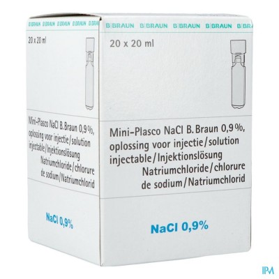 Mini Plasco Nacl 0,9 % Amp20x20ml