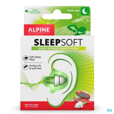 Alpine Sleepsoft Oordop 1p Labophar