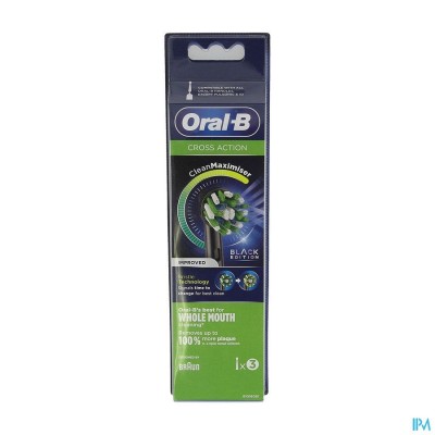 ORAL-B REFILL EB50-3 CROSSACTION BLACK 3