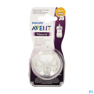 PHILIPS AVENT NATURAL 2.0 ZUIGSPEEN 4 GAATJES