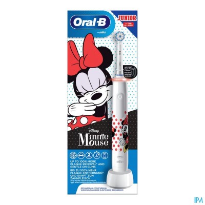 ORAL B D505 JUNIOR MINNIE WHITE EB60 BOX