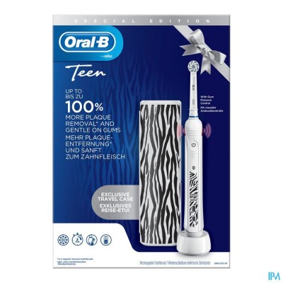 ORAL B D601 TEENS WHITE + TRAVELCASE GRATIS