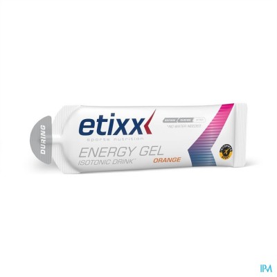 ETIXX ISOTONIC ENERGY GEL ORANGE 12X60ML