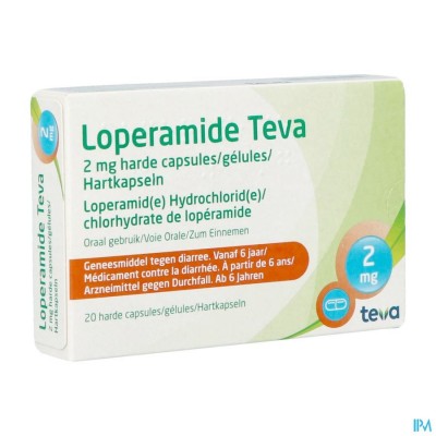 Loperamide Teva Caps 20 X 2mg