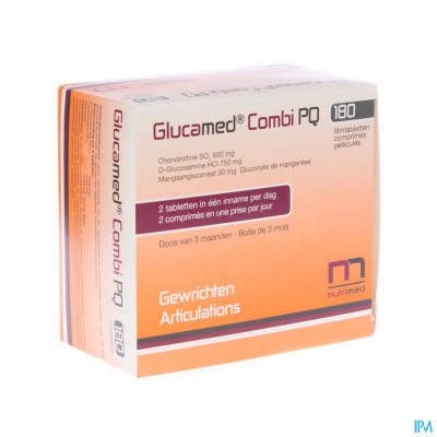 GLUCAMED COMBI PQ BLISTER FILMTABL 180