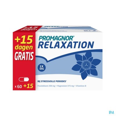 Promagnor Relaxation Caps 60+15 Gratis Promo